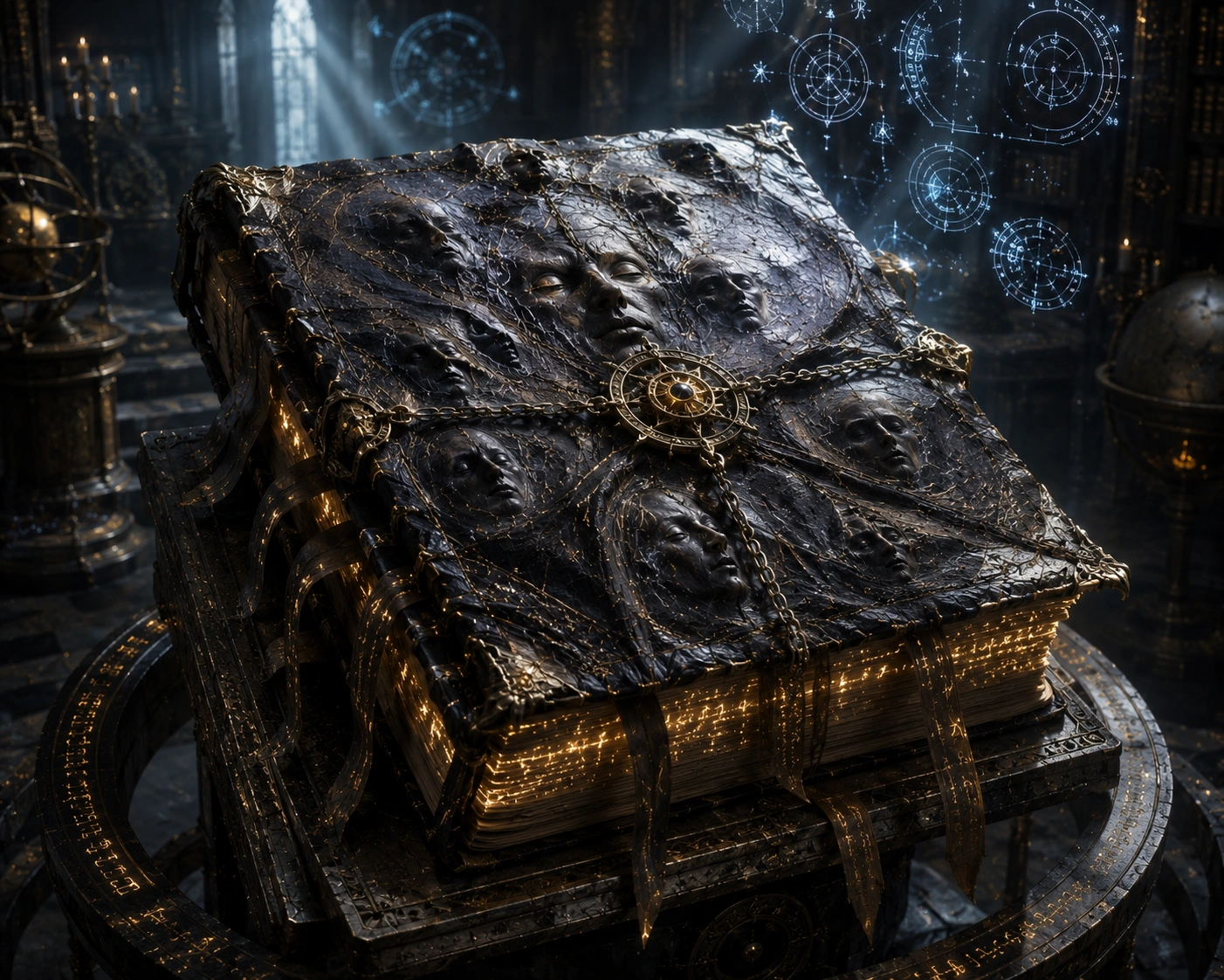 Codex tisíce tváří jako prastará kniha spojená s pamětí Prvního snu.